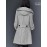 Women's Heavyweight Tweed Coat - Elegant Winter Outerwear, Structured H-Silhouette Long Jacket for Cold Weather, Formal & Everyday Use - Non-Stretch Fabric (Hand Wash/Dry Clean), Ladies Winter Coats