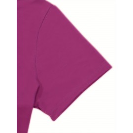 Women'S Casual Sushi Print T-Shirt - Short Sleeve Crew Neck, Vibrant Japanese Food Design, Machine Washable, Perfect for Spring/Summer Outings & Beach Vacations, Beachwear Tshirt | Playful Print Top | Machine Washable Top, Sushi Tshirt