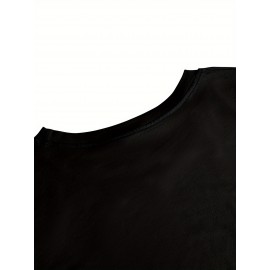 Women'S Cherry Graphic Long Sleeve T-Shirt - Vibrant Red Cherry Print, Casual Crew Neck, Machine Washable, Spring/Summer Vacation Top, Cherry Tshirt