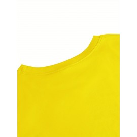 Women'S Cherry Graphic Long Sleeve T-Shirt - Vibrant Red Cherry Print, Casual Crew Neck, Machine Washable, Spring/Summer Vacation Top, Cherry Tshirt